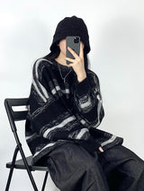 ストライプウェーブニットウェア/Stripe wave Knitwear