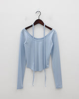 キャンディーネックスカーフTシャツ / Candy UN Neck Scarf T-Shirt (4color)