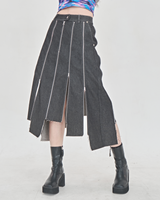 ROUGH DENIM SKIRT (6628189208694)