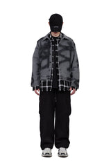 BBD Basic Sprayed Custom Denim Jacket (Dark Gray)