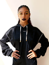 DAWANG Oversized Logo Sweatshirt Dress (4611390668918)