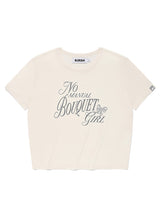 ブーケガールグラフィックTシャツ