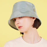 Stud Drop Over Fit Poly Bucket Hat Mint