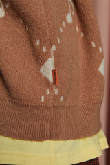 MUSIC ARGYLE CARDIGAN / BEIGE
