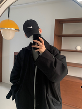 Nus. Black Mac Coat(봄 가을)
