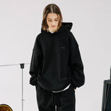 オーバーフィットプリンティングパーカー/OVERFIT PRINTING HOODIE-BLACK