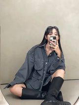 ASCLO Denim Porter Shirt (2color)