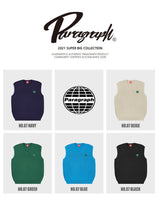 パラグラフパッチベスト / paragraph global rubber patch vest 5color (6544912842870)