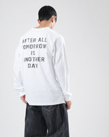 バックレタリングオーバ－Tシャツ
