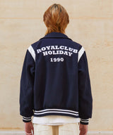 バーシティスタジャン/RCH varsity stadium Jacket navy