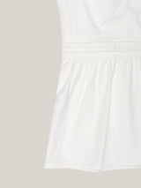 パフピンタックブラウス [ WHITE ]