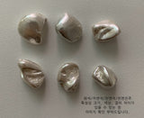 ホワイトパールチェーンネックレス/white pearl chain necklace
