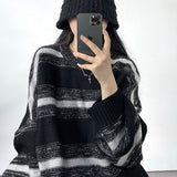 ストライプウェーブニットウェア/Stripe wave Knitwear