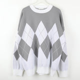 Never roil Overfit Argyle Knit