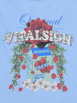 ローズガーデンTシャツ / Rose Garden T-Shirt (Light Blue)