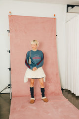 ビンテージスウェットシャツ / VINTAGE DEEP BLUE SWEATSHIRT　