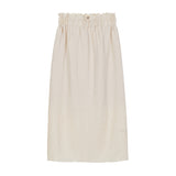 リラックスシアサッカースカート / RELAXED SEERSUCKER SKIRT (CREAM)