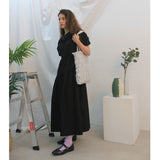 Wave smocking bag Ⅱ (light gray) (6657236762742)