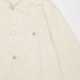 オーバーフィットアイボリーデニムジャケット/ OVER FIT IVORY DENIM JACKET [6679]