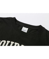 ゴールデンエンブレムクロップTシャツ/Golden Emblem Crop Tee (Black)