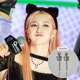  Urban Chic Butterfly Piercing (Kep1er Yeseo, LOONA Yves, Dreamcatcher Yoohyeon, Jiyu Earrings)