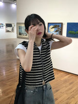 ニスモストライプニットベスト