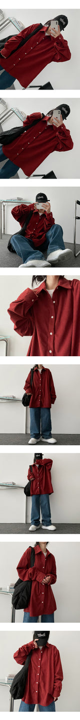 Erboxy corduroy corduroy shirt shirt