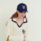V-point logo ball cap (6687362220150)