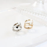 ムードハートレイヤードリング / Mood heart layered ring (2 color)