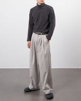 ダイアゴナルラインツータックワイドスラックス/diagonal line two tuck wide slacks 3color