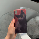 ブラックキャットスマホハードケース / Black cat hard case