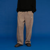 フラッフィーバンディングパンツ/FLUFFY BANDING PANTS_BEIGE BROWN