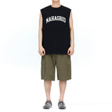 バーシティロゴタンクトップTシャツ / VARSITY LOGO SLEEVELESS TEE