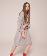 シャーリングスウェットドレス / SHIRRING SWEAT DRESS (2487641636982)