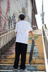 バギーコットンパンツ/MBSRCOPT132 MID90 BAGGY COTTON PANTS BLACK