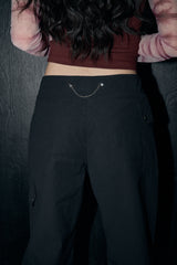 classic cargo slacks - black