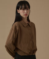 ロングスリーブボリュームシャツ