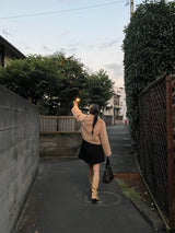 [MADE] Pudding Fur Jacket (Peach Beige)