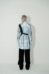 オーバーサイズリフレクティブシャツウィズストラップ / Oversize Reflective Shirt with strap (4464535109750)