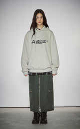  GRAFFITI CRACK HOODIE_BEIGE GRAY