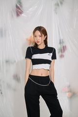 アンフッテッドショートスリーブクロップ / TOP(9284) Unfooted Short Sleeve Crop