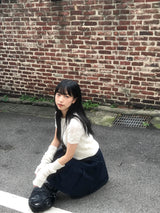 ビンテージツイストパフニットウォーマーセット