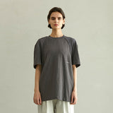 ソリッドスラブTシャツ/SOLID SLAB T-SHIRT (CHARCOAL)