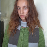STRIPE MUFFLER_CHARCOAL BLUE