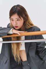 トミーオーバーサイズフィットブレザージャケット/Tommy Oversized Fit Blazer jk (2 colors)
