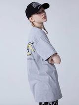 チェンジイズインアワーハンズキャンピングTシャツ/CHANGE IS IN OUR HANDS CAMPAIGN 1/2 T-SHIRT_GRAY