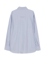 イエロータップオーバーサイズシャツ/YELLOW TAP OVERSIZED SHIRT LIGHT BLUE