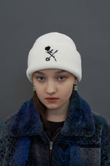 [20W]ROSE KNIT BEANIE / IVORY (4614350340214)