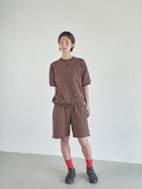 コットンスウェットシャツ [ BROWN ]
