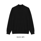 LMN パリウォッシャブルハーフタートルネックニット